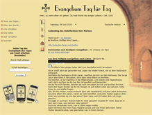 Tablet Screenshot of evangeliumtagfuertag.org
